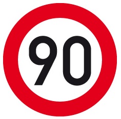 limite velocità 90